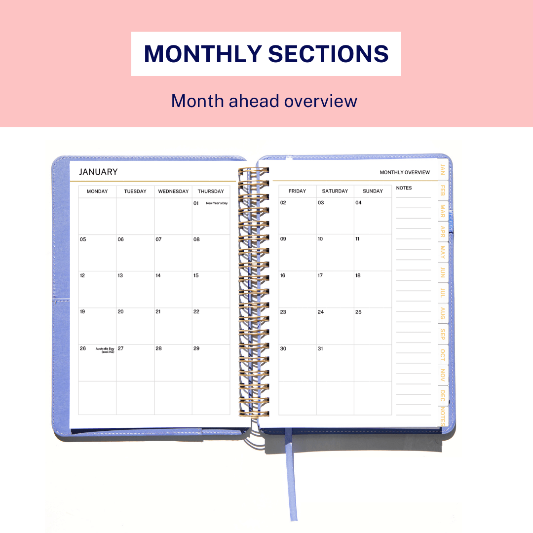 2026 Planner - Wine Red