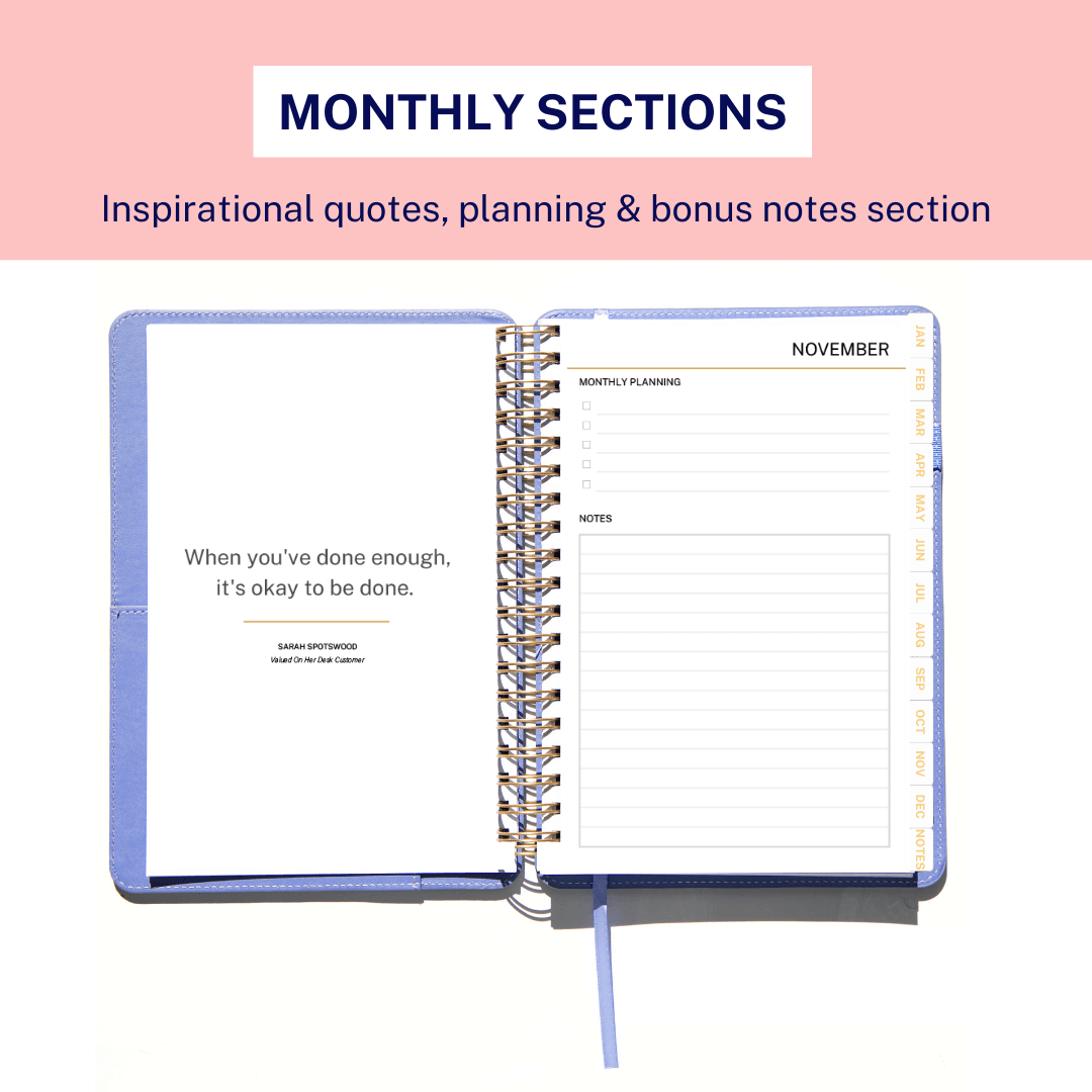 2026 Planner - Wine Red