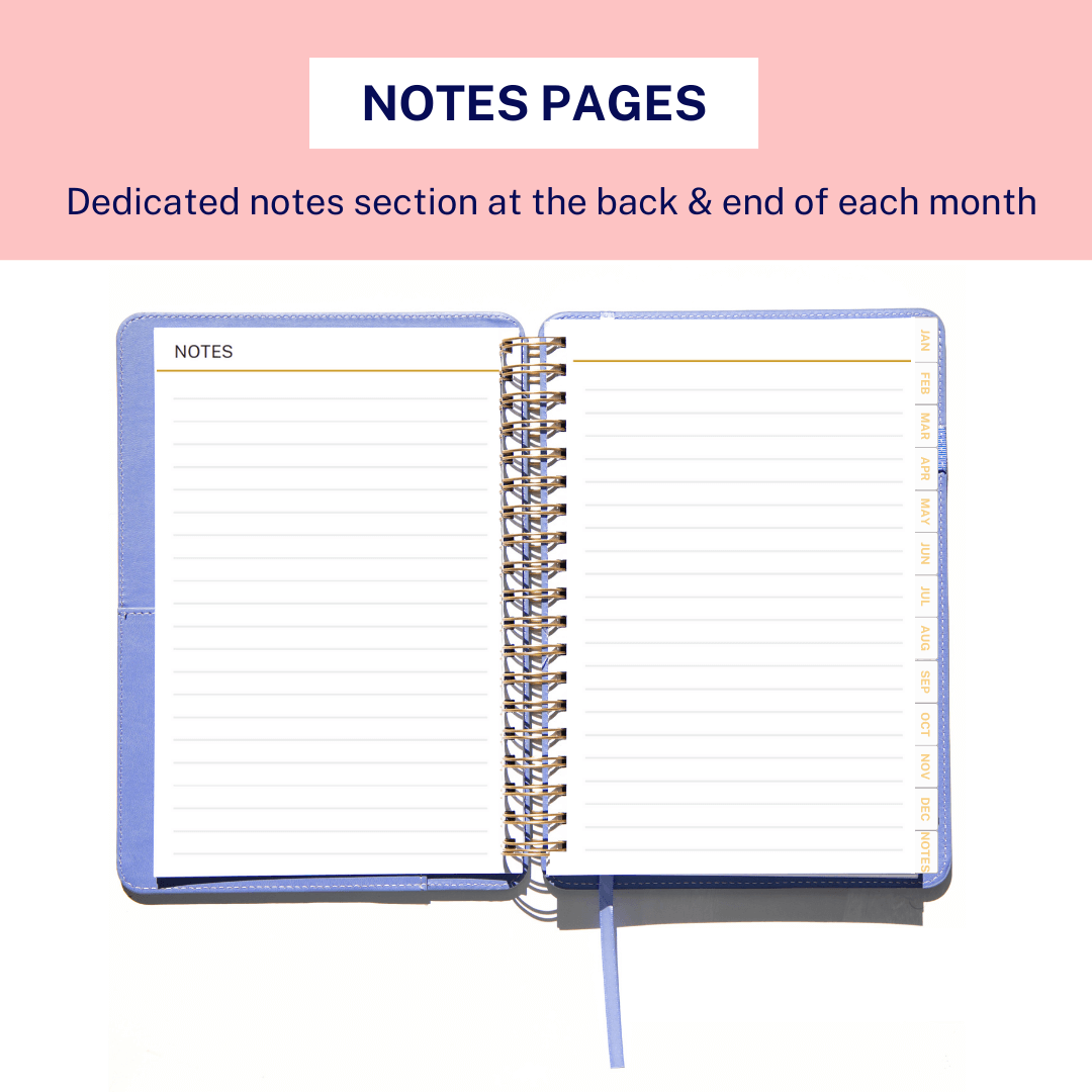 2026 Planner - Wine Red