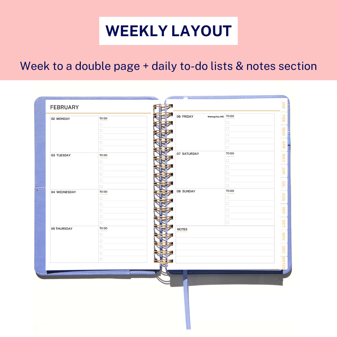 2026 Planner - Wine Red