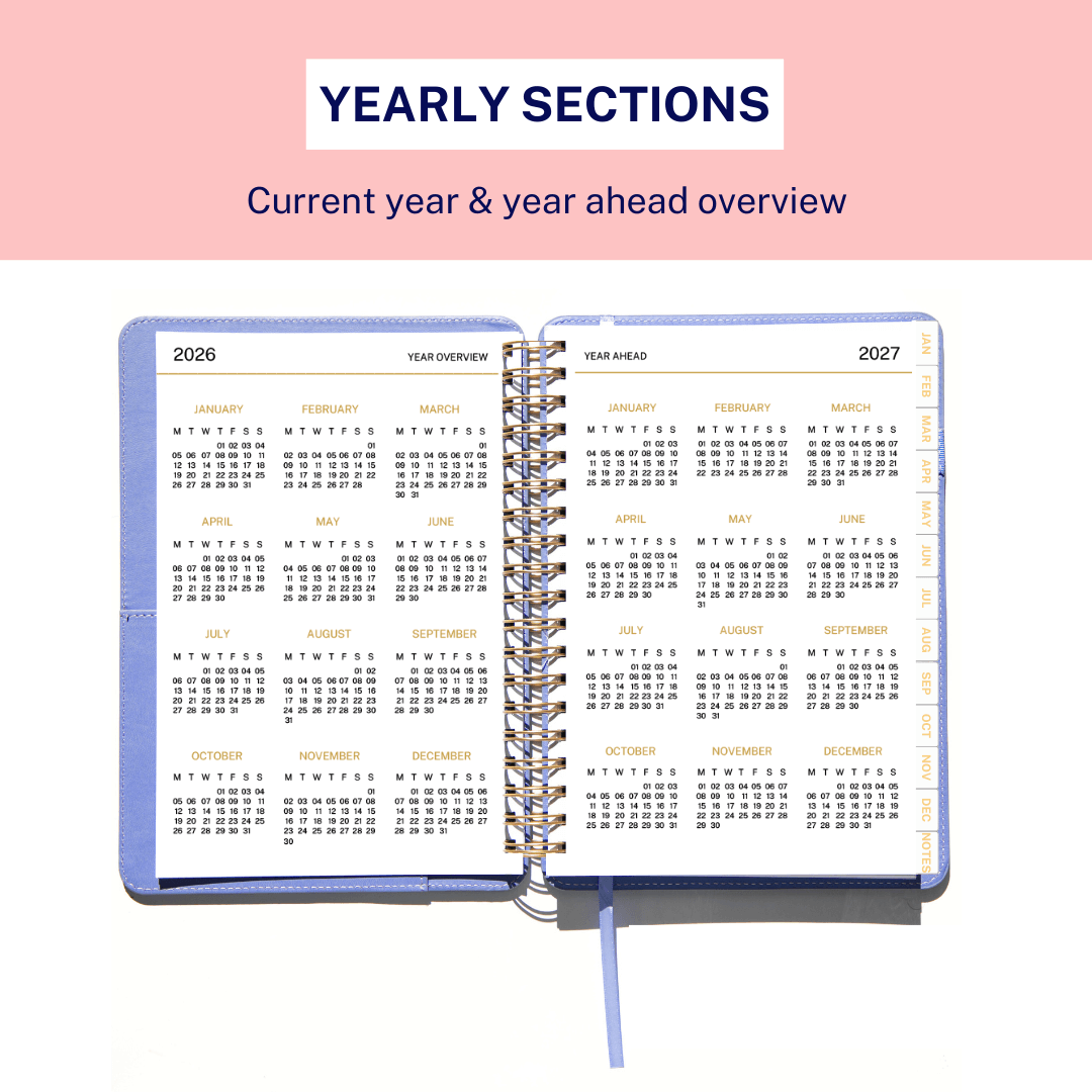 2026 Planner - Wine Red