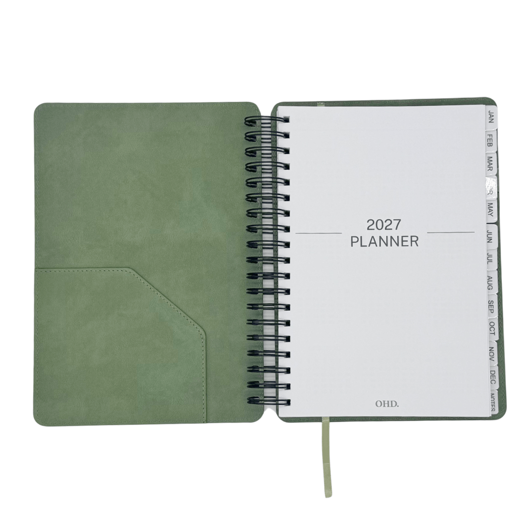 2027 Planner - Sage Green
