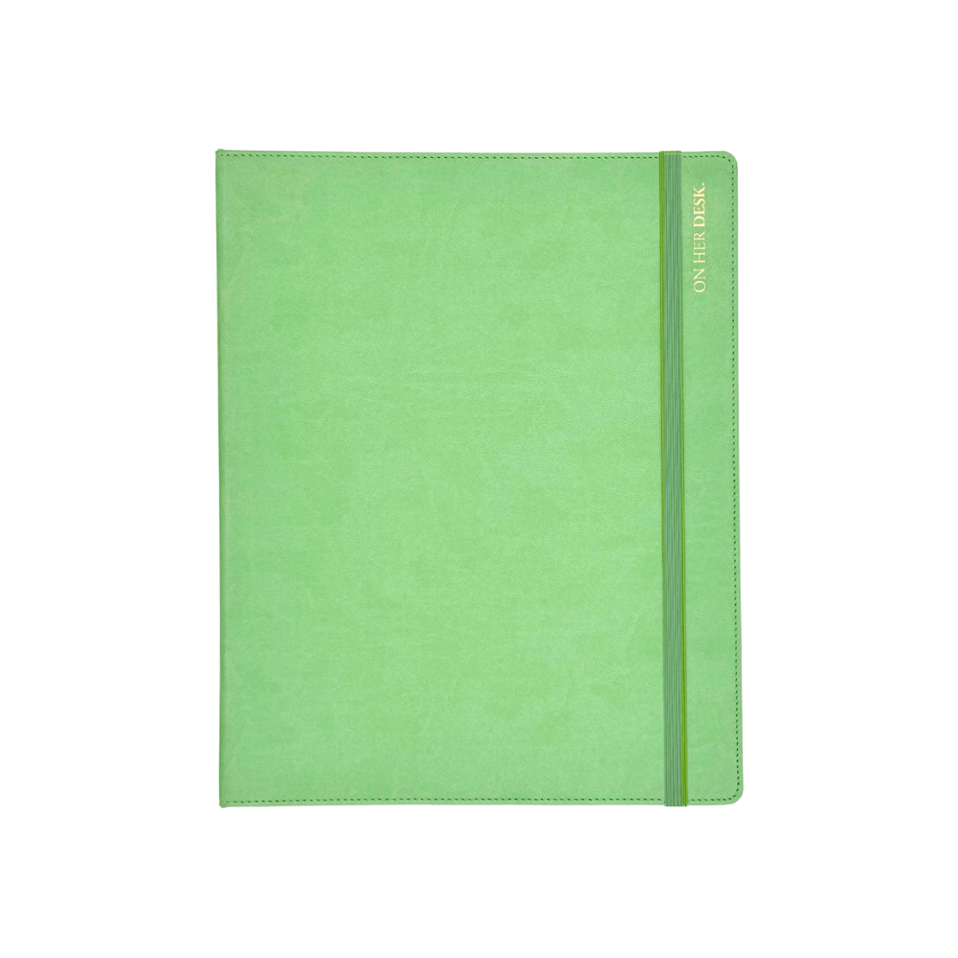 A4 Binder Notebook (with tab dividers) - Apple Green