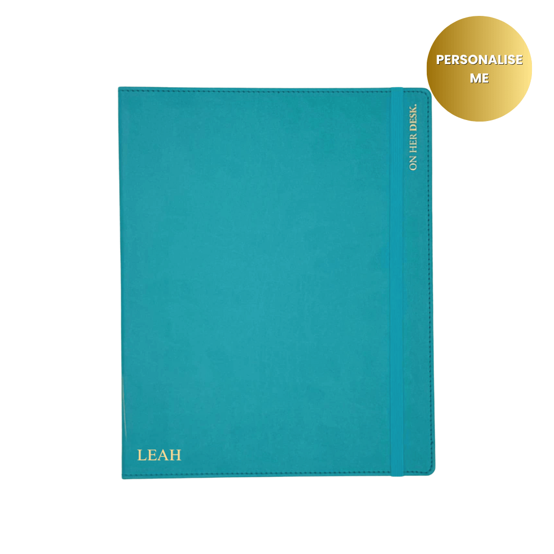 A4 Binder Notebook (with tab dividers) - Teal