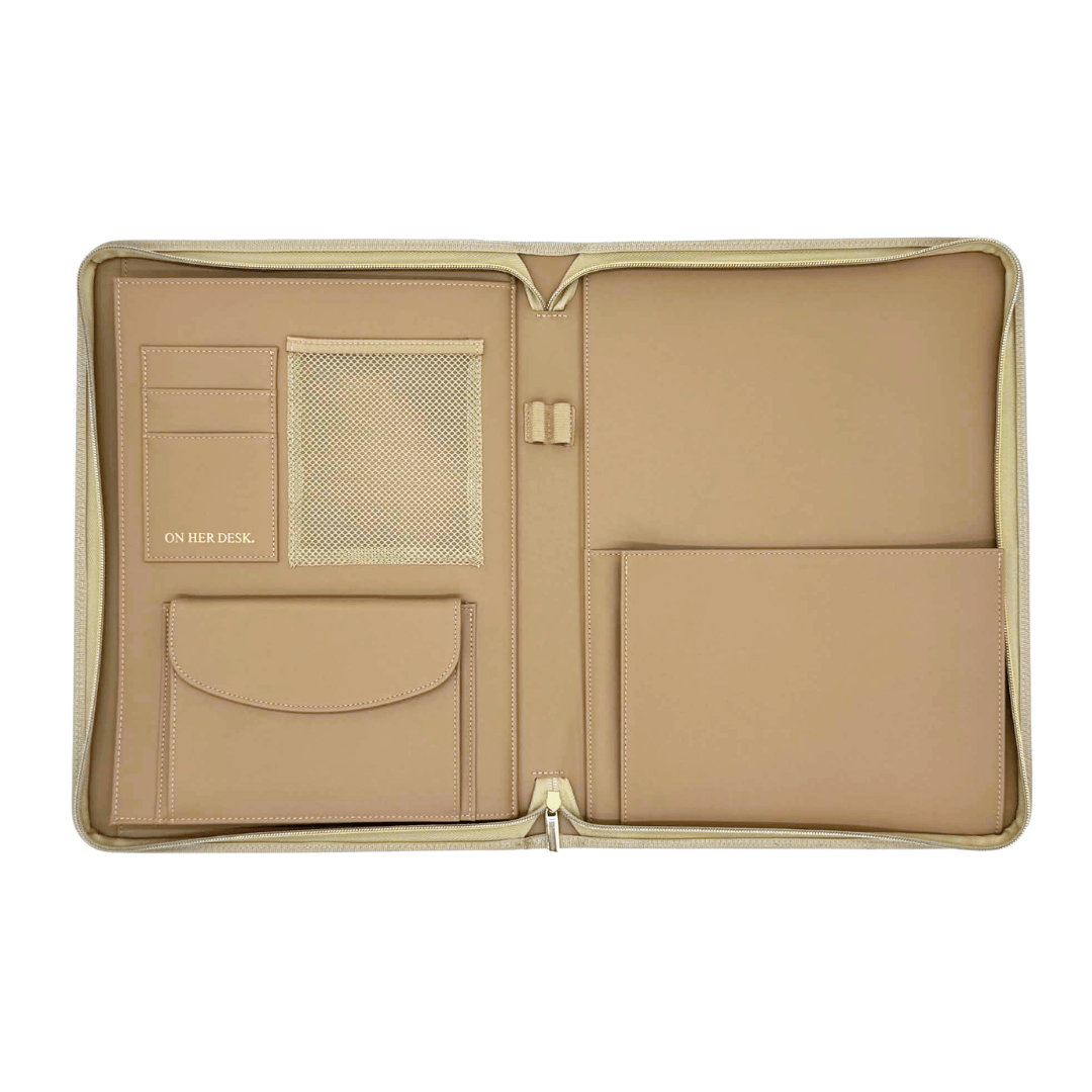 A4 Compendium Folder - Beige