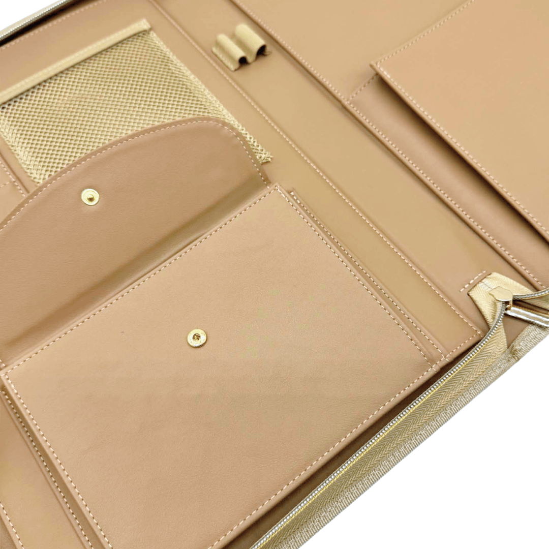 A4 Compendium Folder - Beige