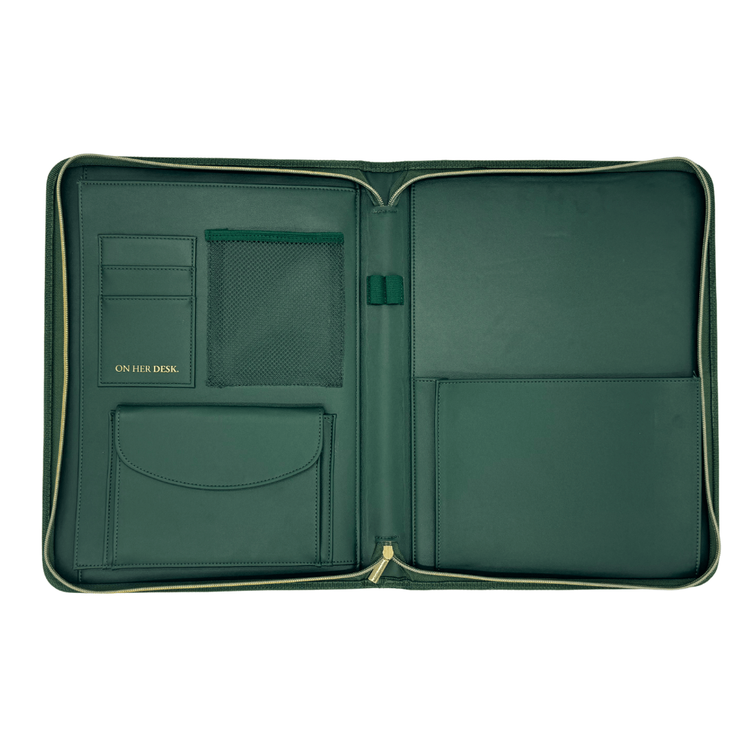 A4 Compendium Folder - Forest Green