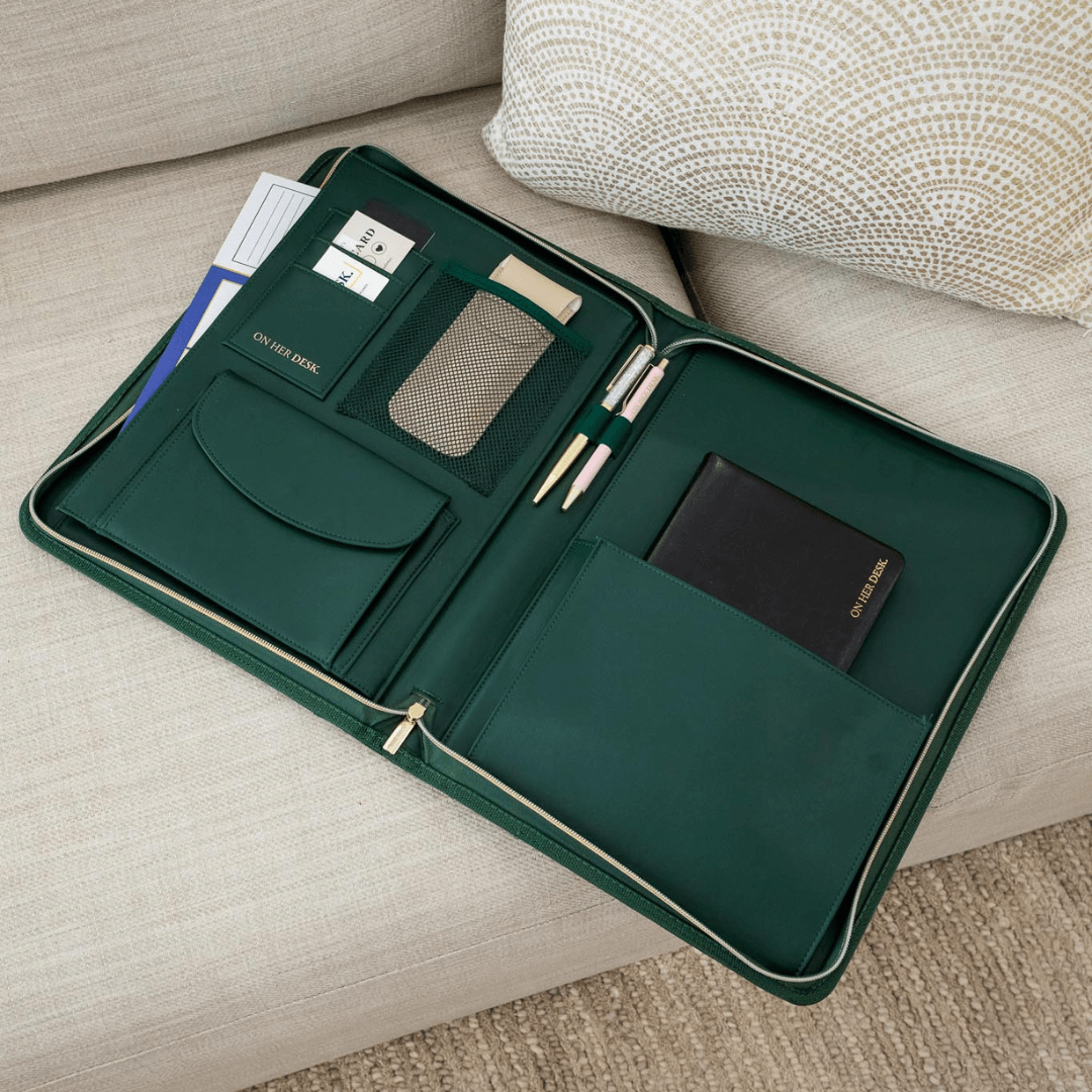 A4 Compendium Folder - Forest Green