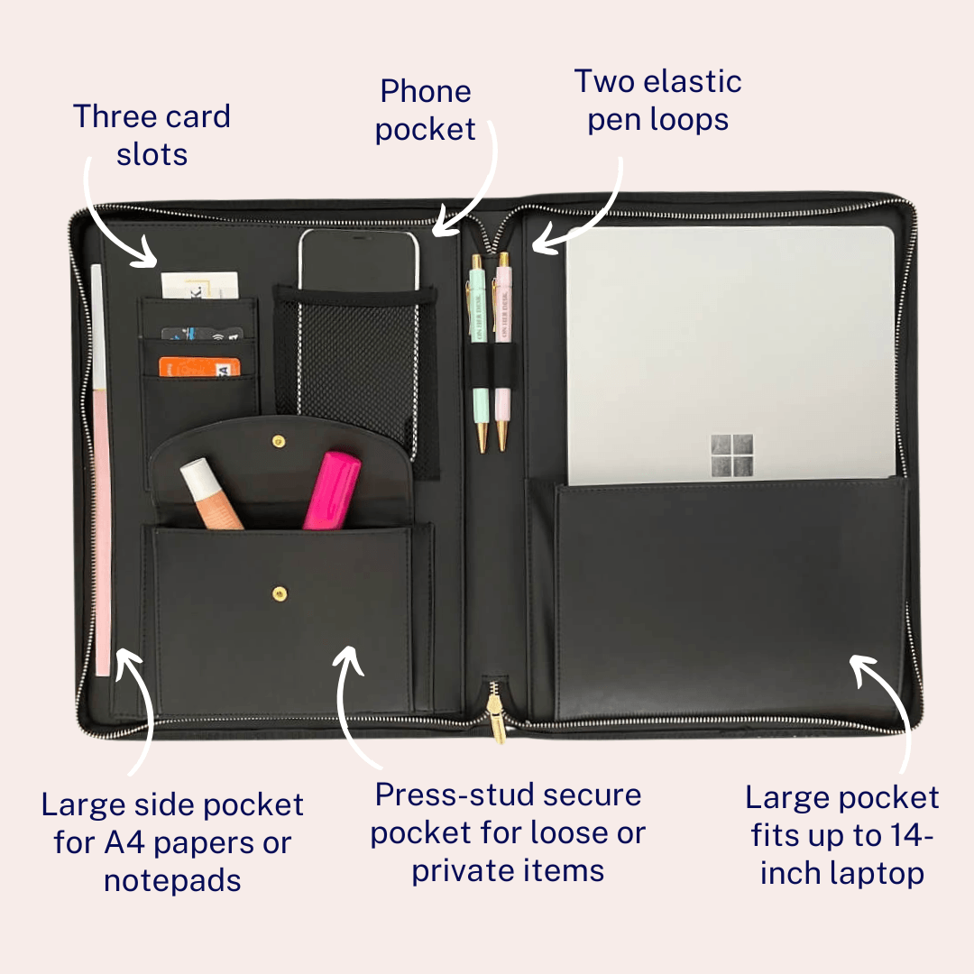 A4 Compendium Folder - Beige