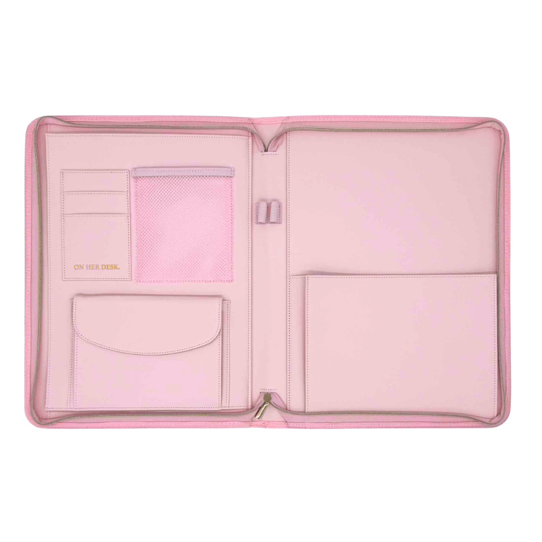 A4 Compendium Folder - Pastel Pink