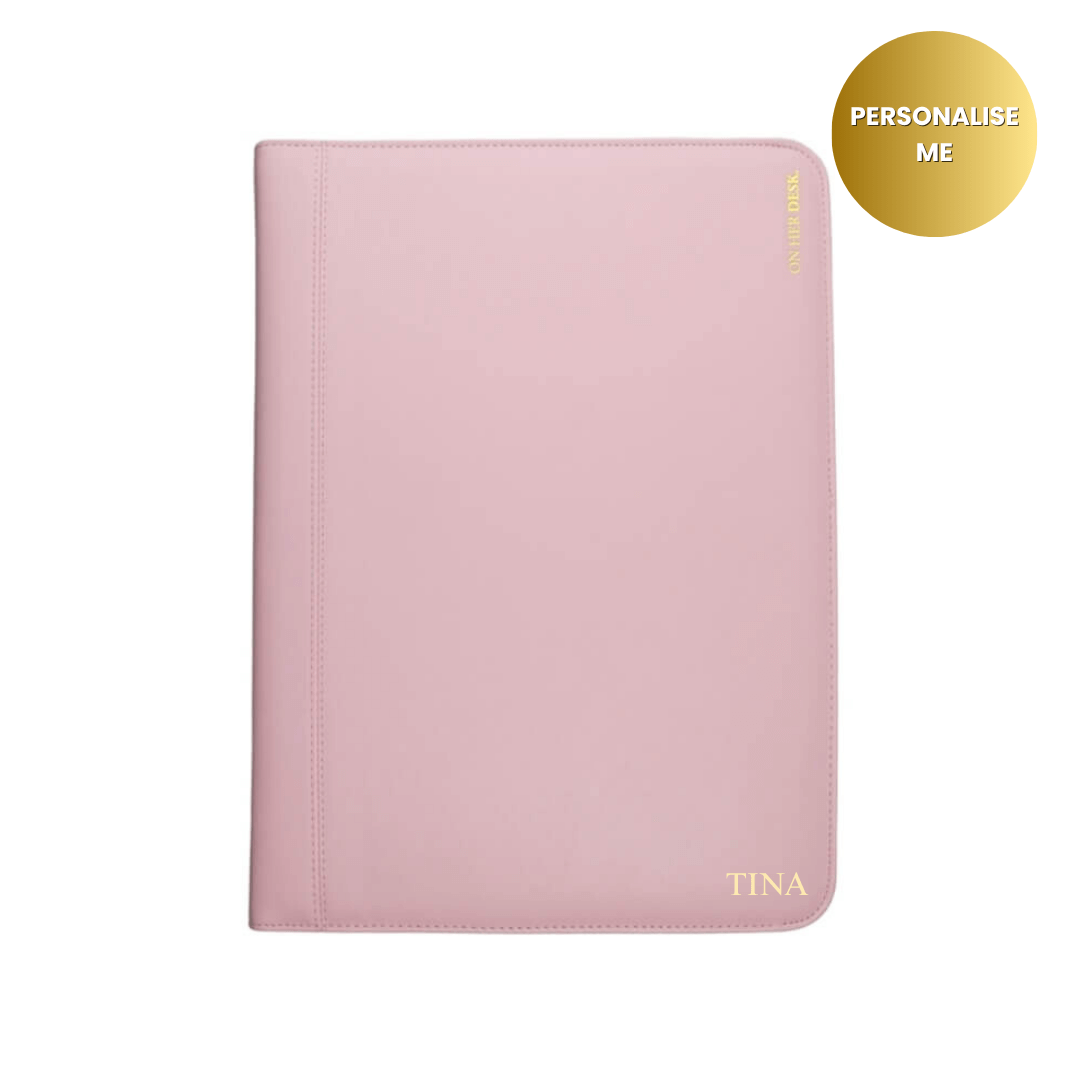 A4 Compendium Folder - Pastel Pink