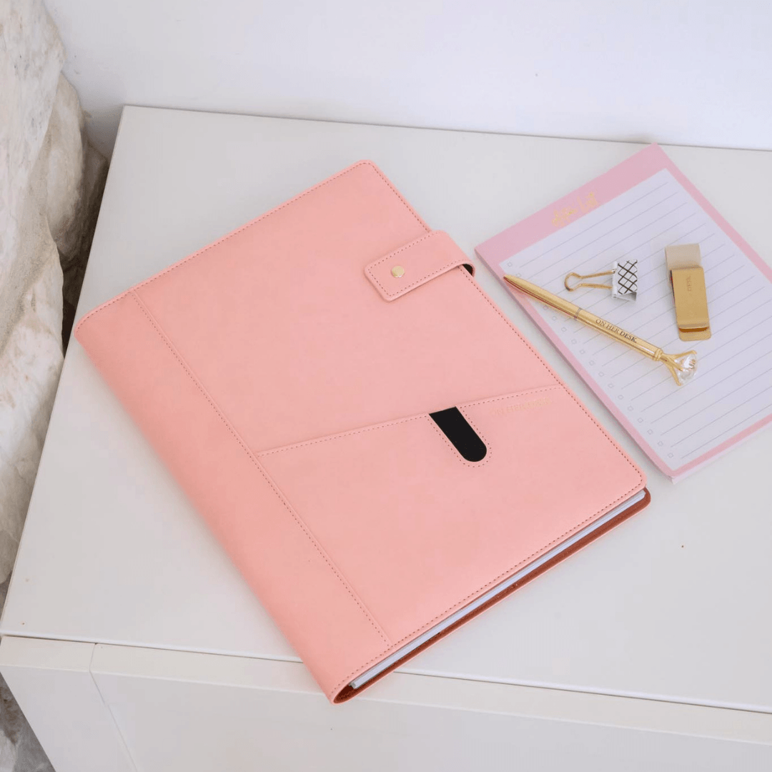 A4 Covered Notebook - Blush Pink