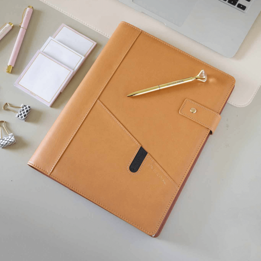 A4 Covered Notebook - Caramel