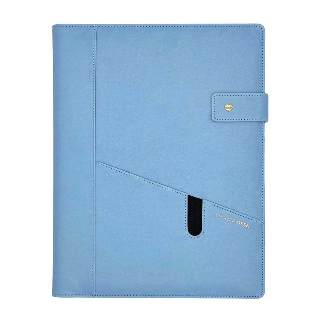 A4 Covered Notebook - Denim Blue