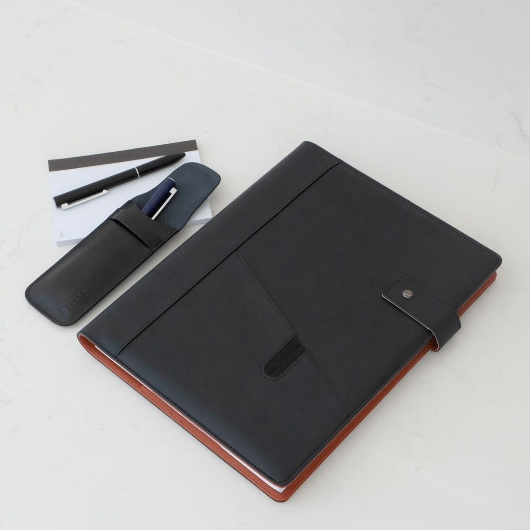 A4 Covered Notebook - Midnight Black