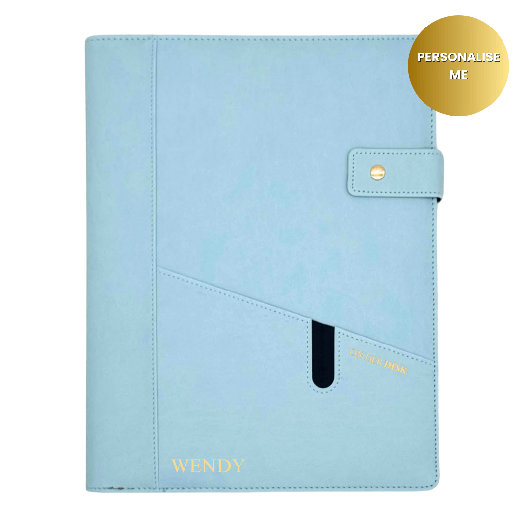 A4 Covered Notebook - Sky Blue