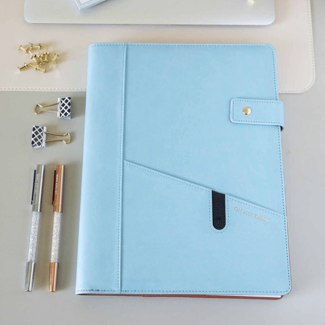 A4 Covered Notebook - Sky Blue