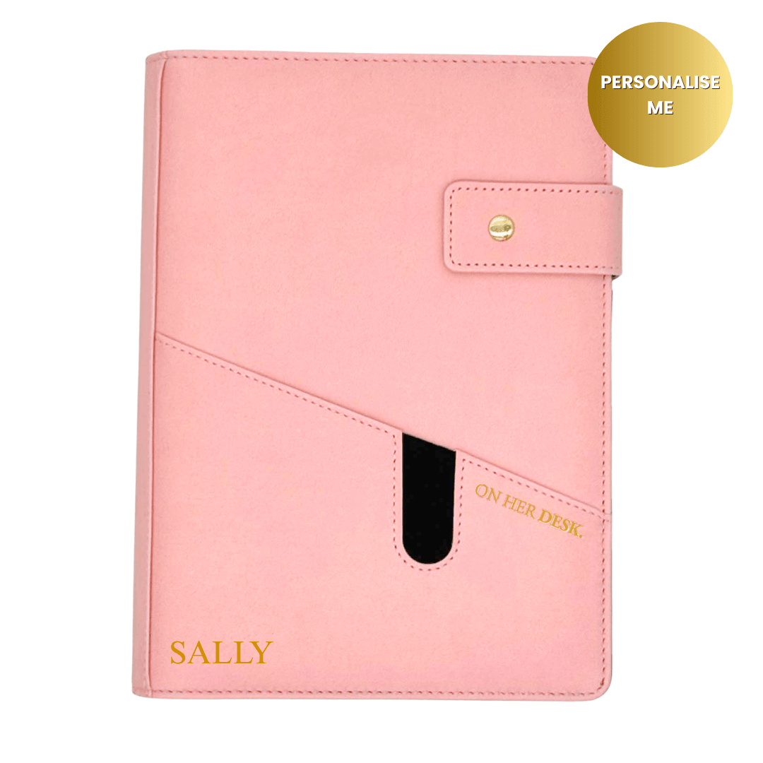 A5 Covered Notebook - Blush Pink