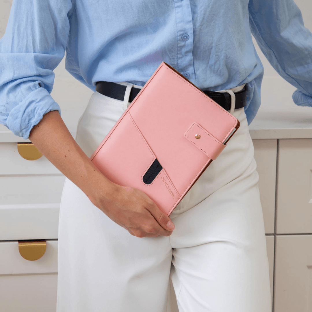 A5 Covered Notebook - Blush Pink