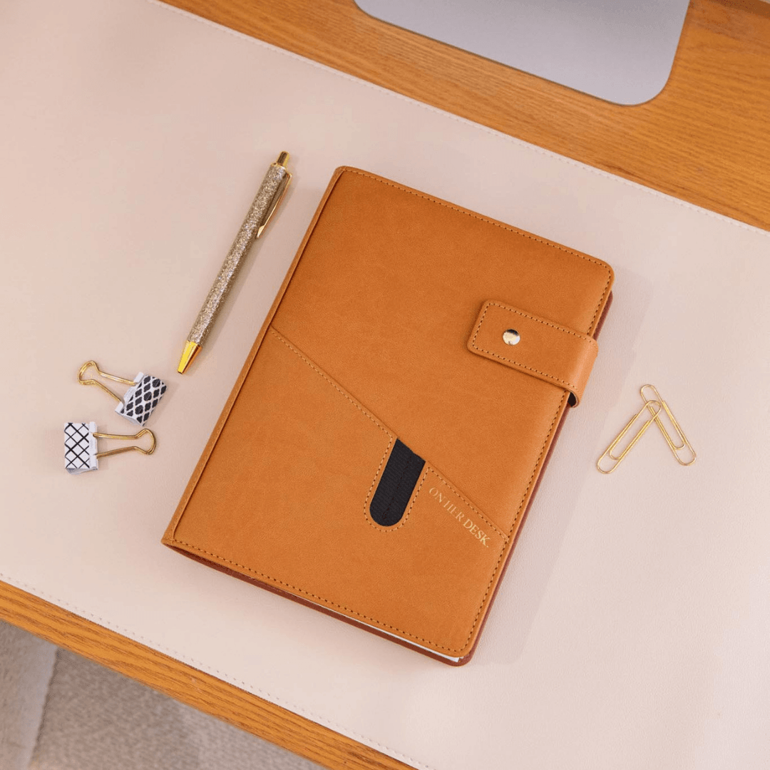 A5 Covered Notebook - Caramel