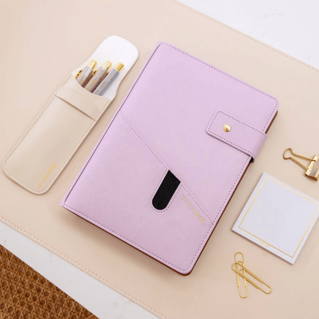 A5 Covered Notebook - Lilac
