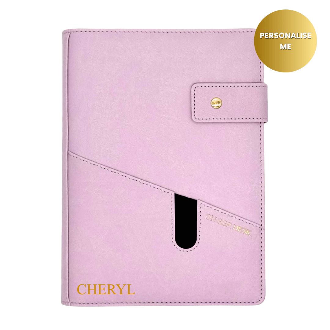 A5 Covered Notebook - Lilac