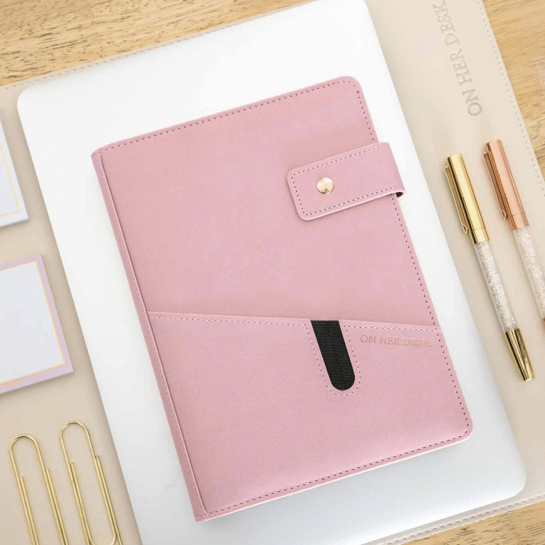 A5 Covered Notebook - Mauve