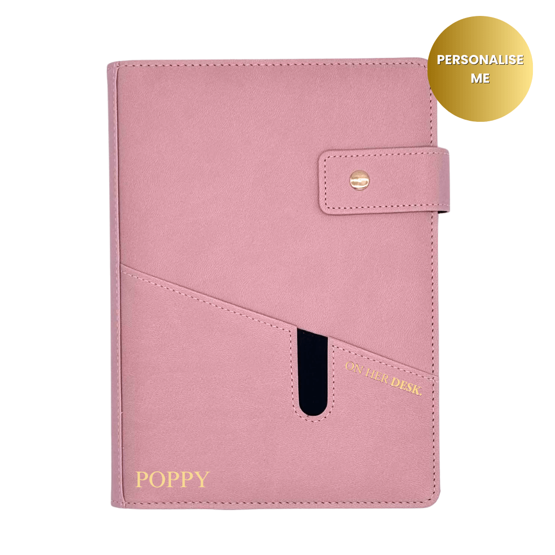 A5 Covered Notebook - Mauve