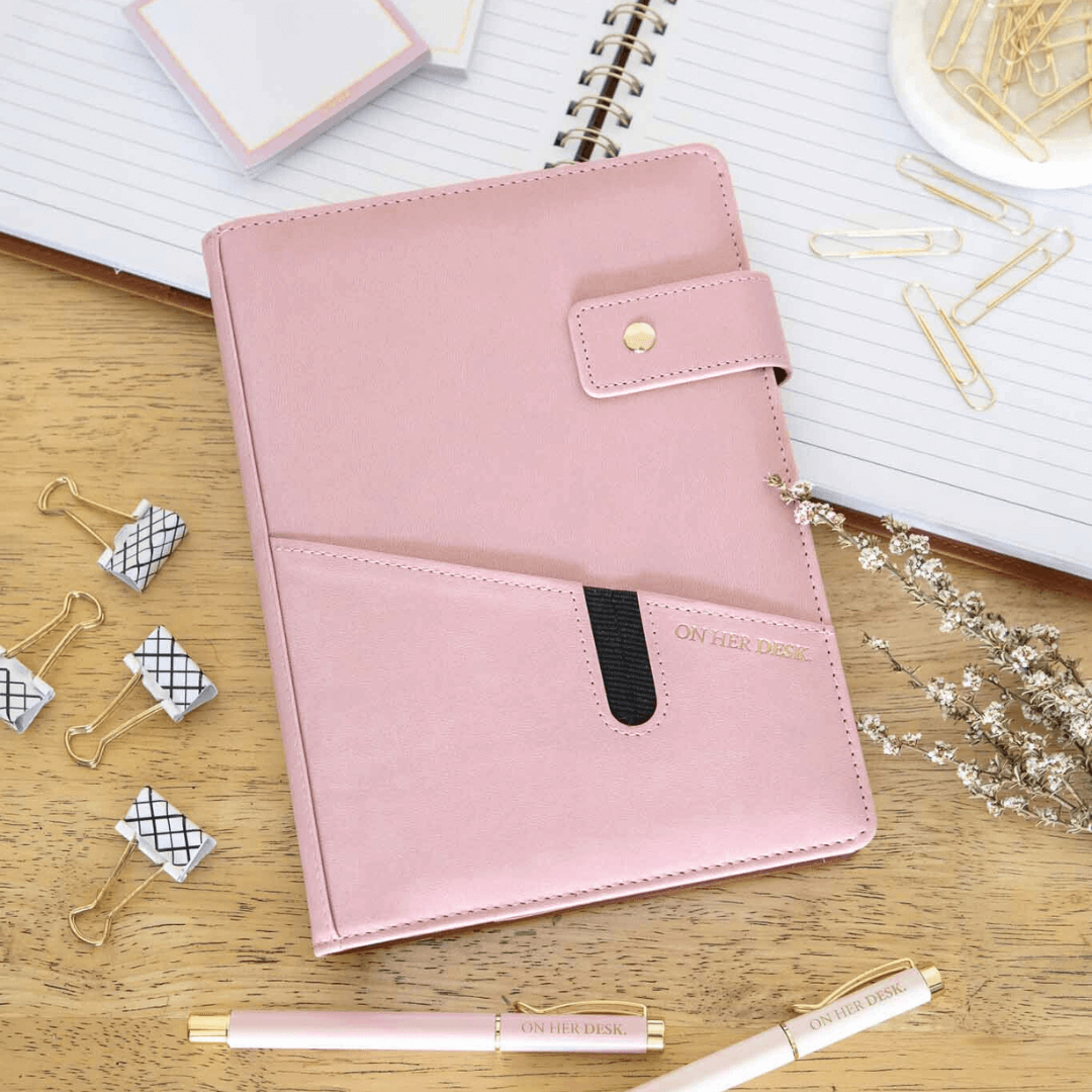 A5 Covered Notebook - Mauve