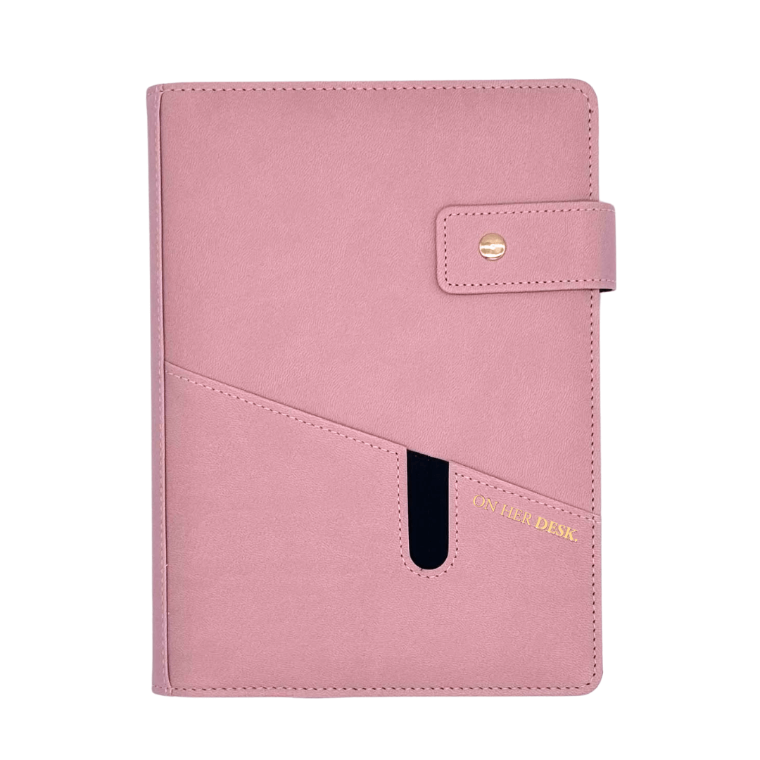 A5 Covered Notebook - Mauve