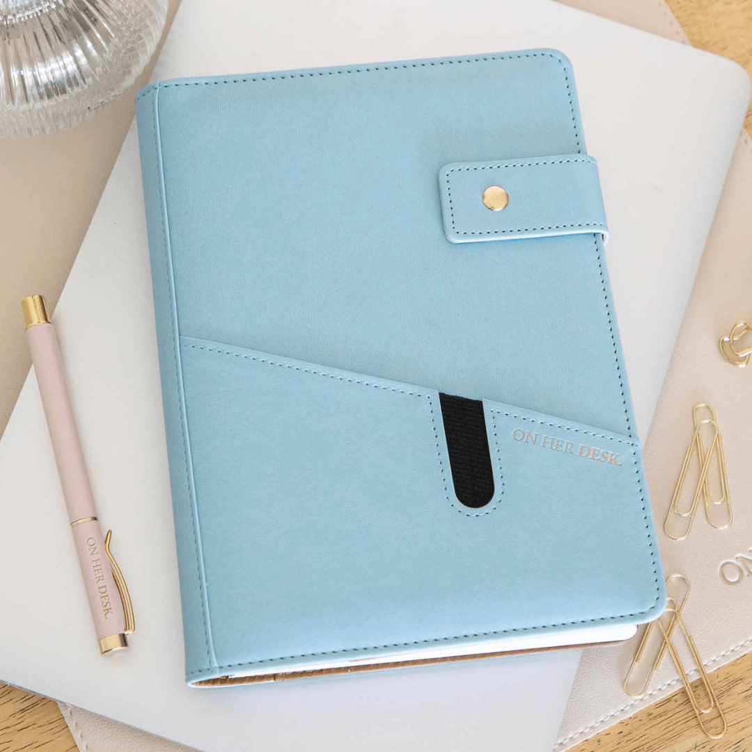 A5 Covered Notebook - Sky Blue