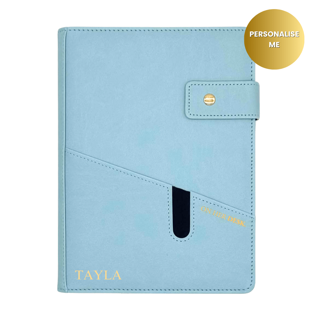 A5 Covered Notebook - Sky Blue