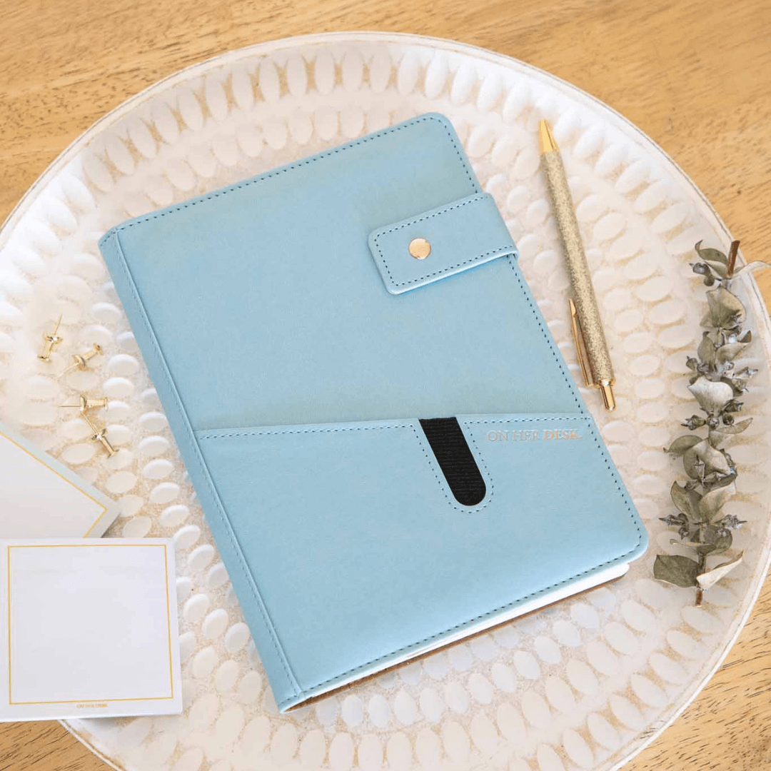 A5 Covered Notebook - Sky Blue