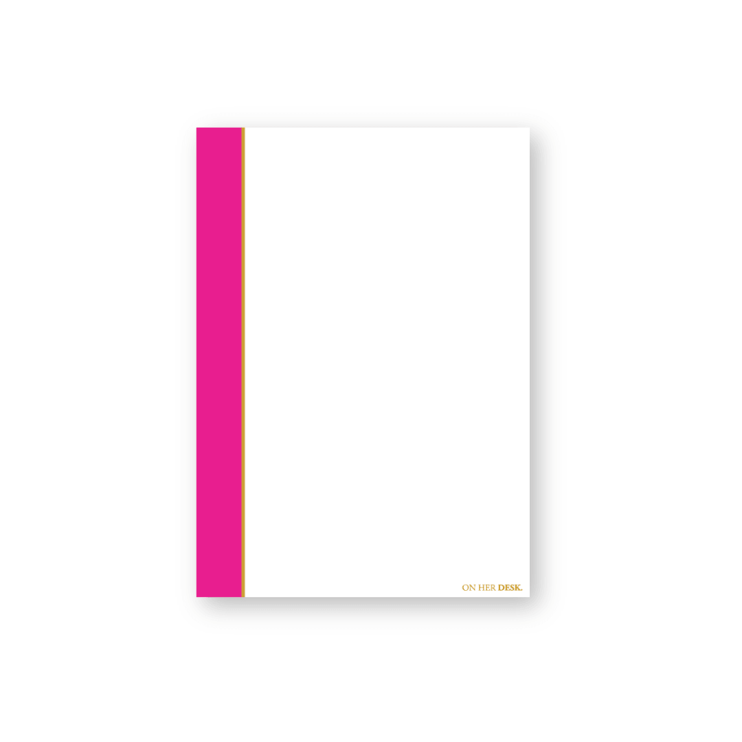 Mini A6 Notepad - Hot Pink