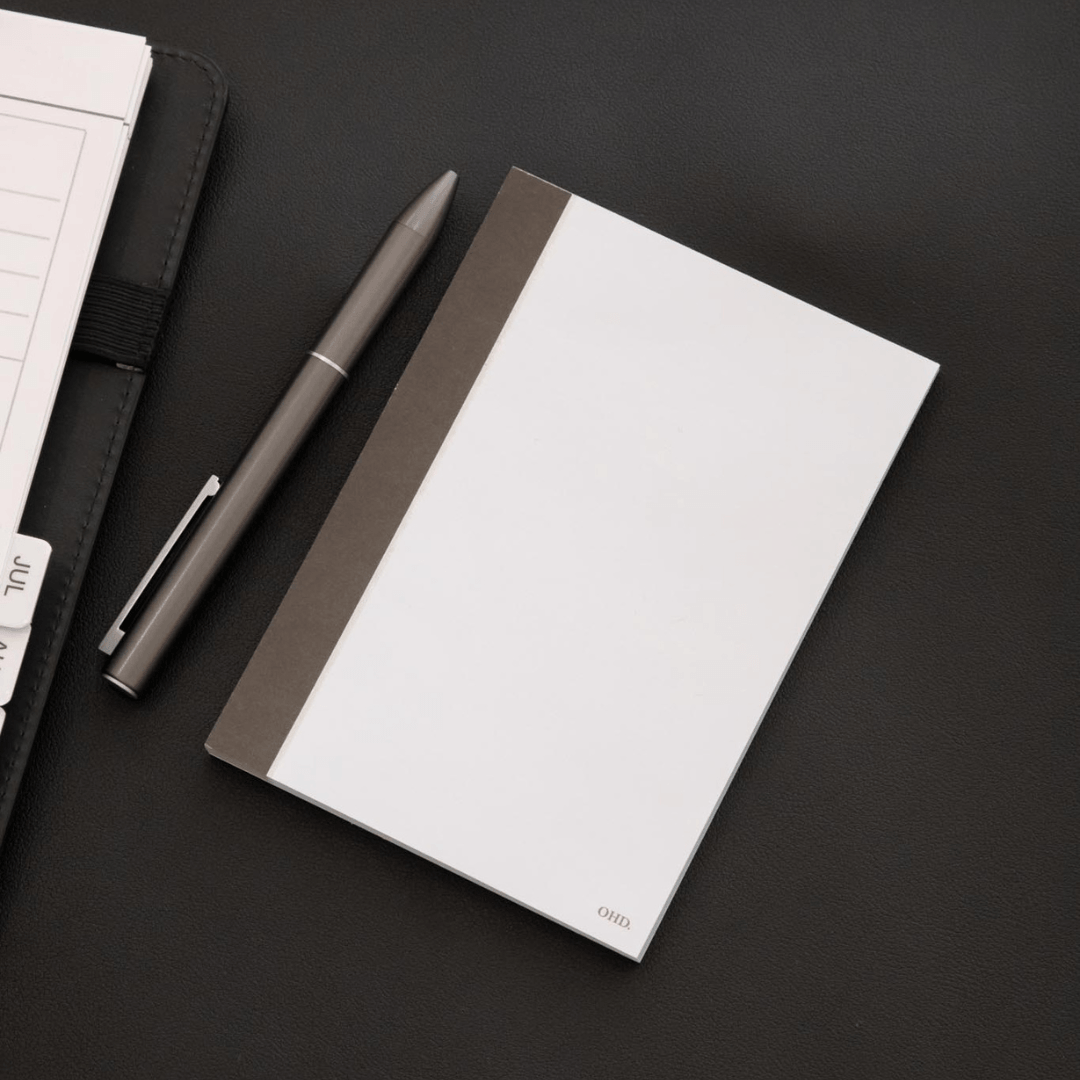 Mini A6 Notepad - Black