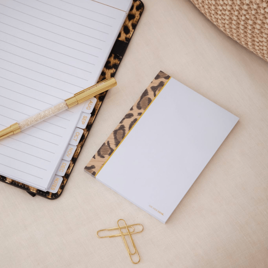 Mini A6 Notepad - Leopard