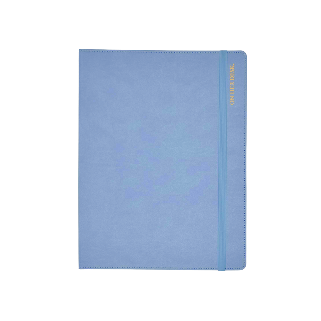 B5 Binder Notebook (with tab dividers) - Denim Blue