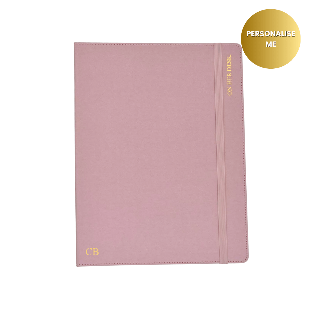 B5 Binder Notebook (with tab dividers) - Mauve