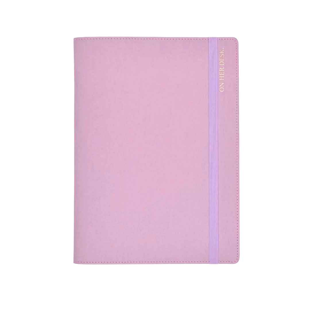 B5 Refillable Notepad Organiser - Lilac