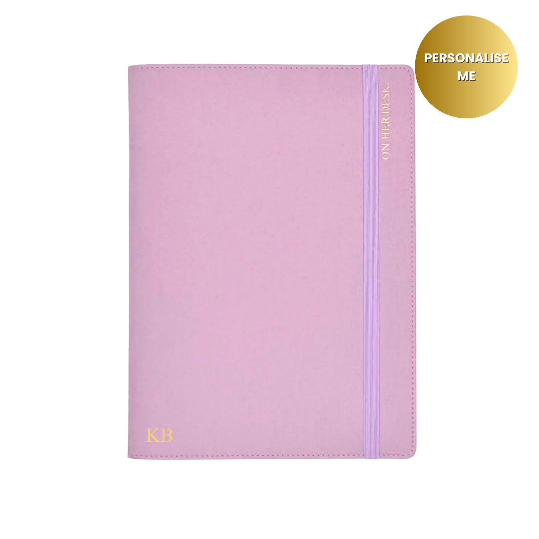 B5 Refillable Notepad Organiser - Lilac