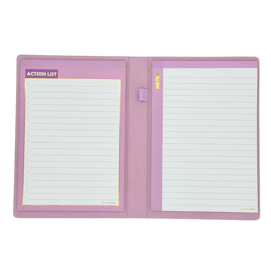 B5 Refillable Notepad Organiser - Lilac
