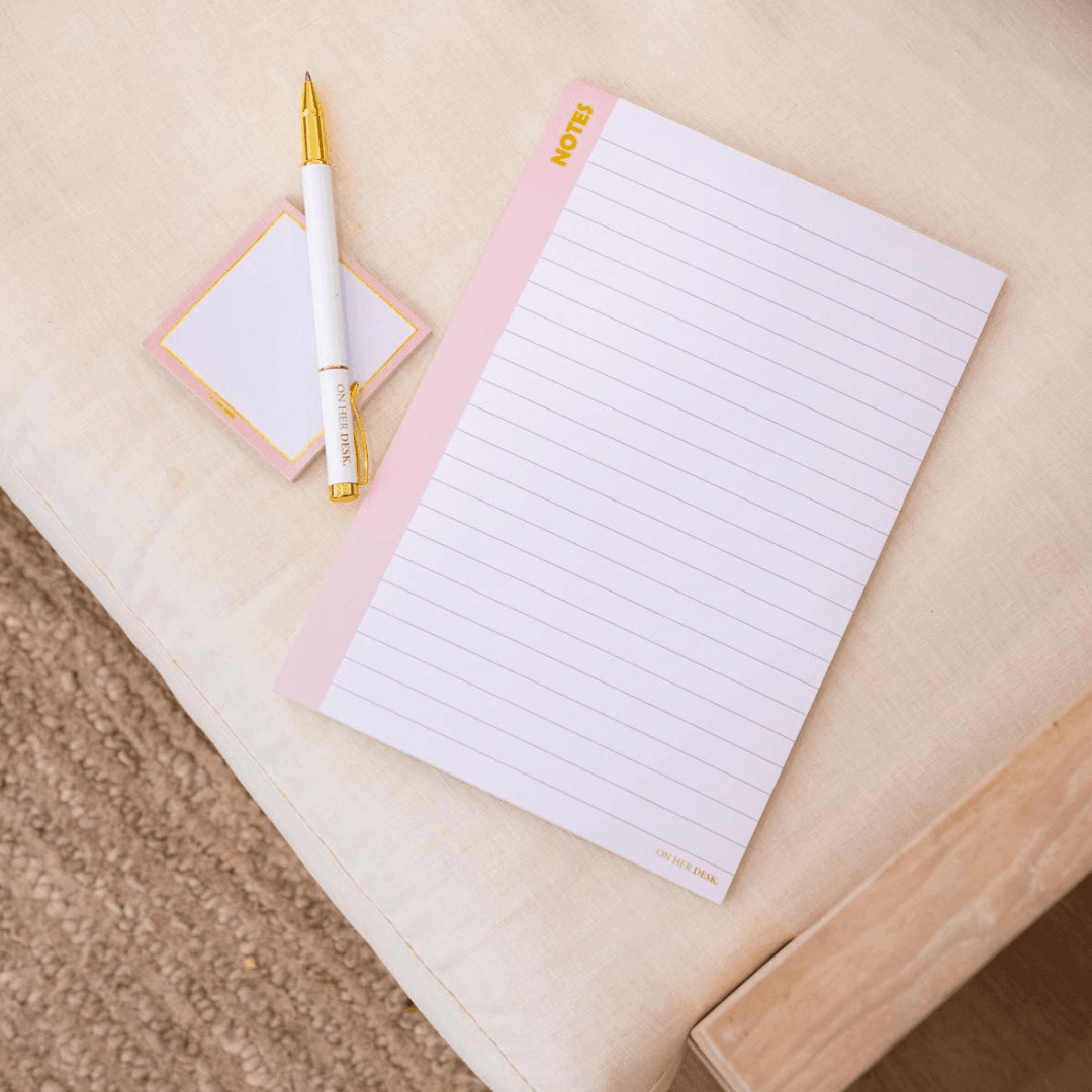 B5 Scribble Notes Notepad - Pink