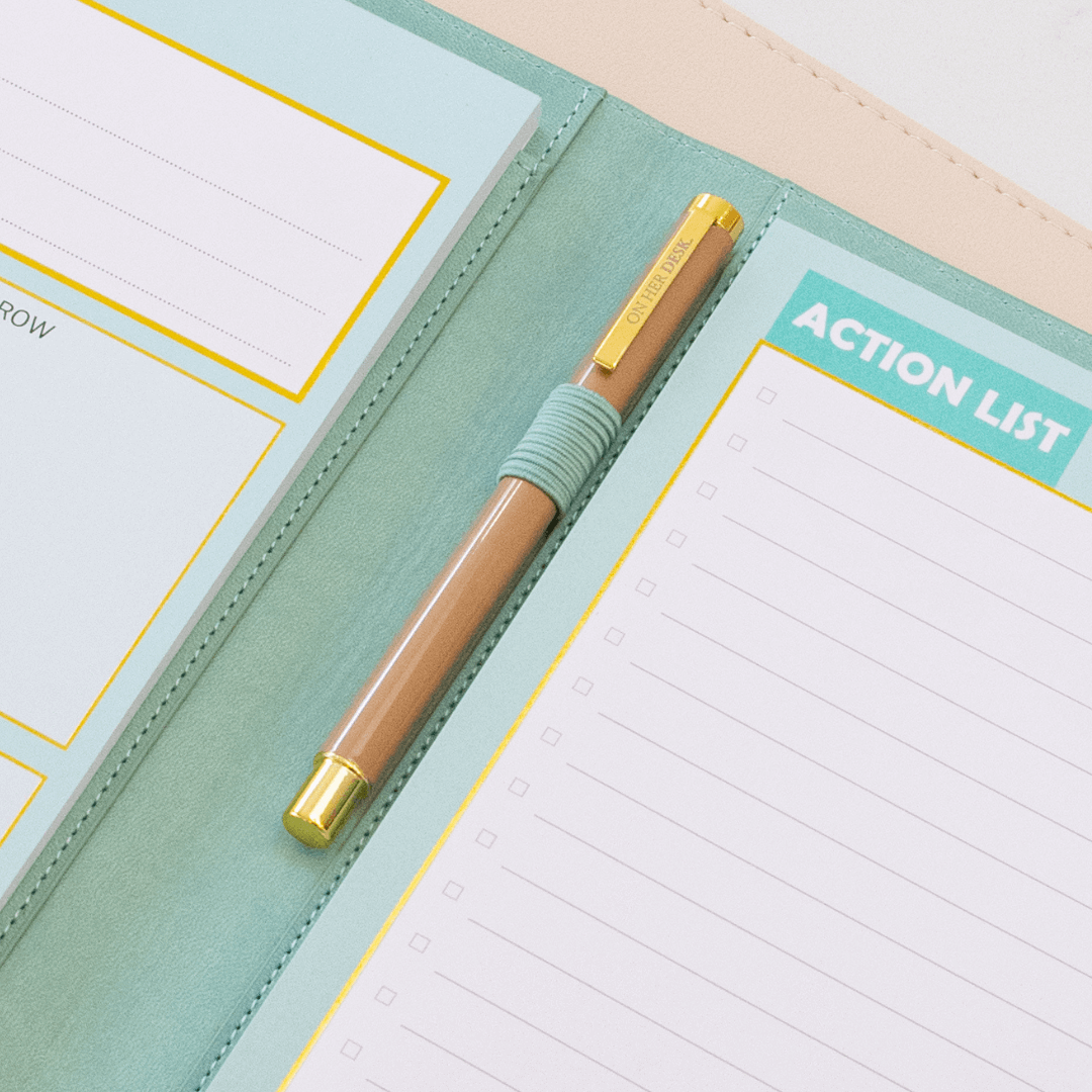 Capped Gel Pen - Coffee