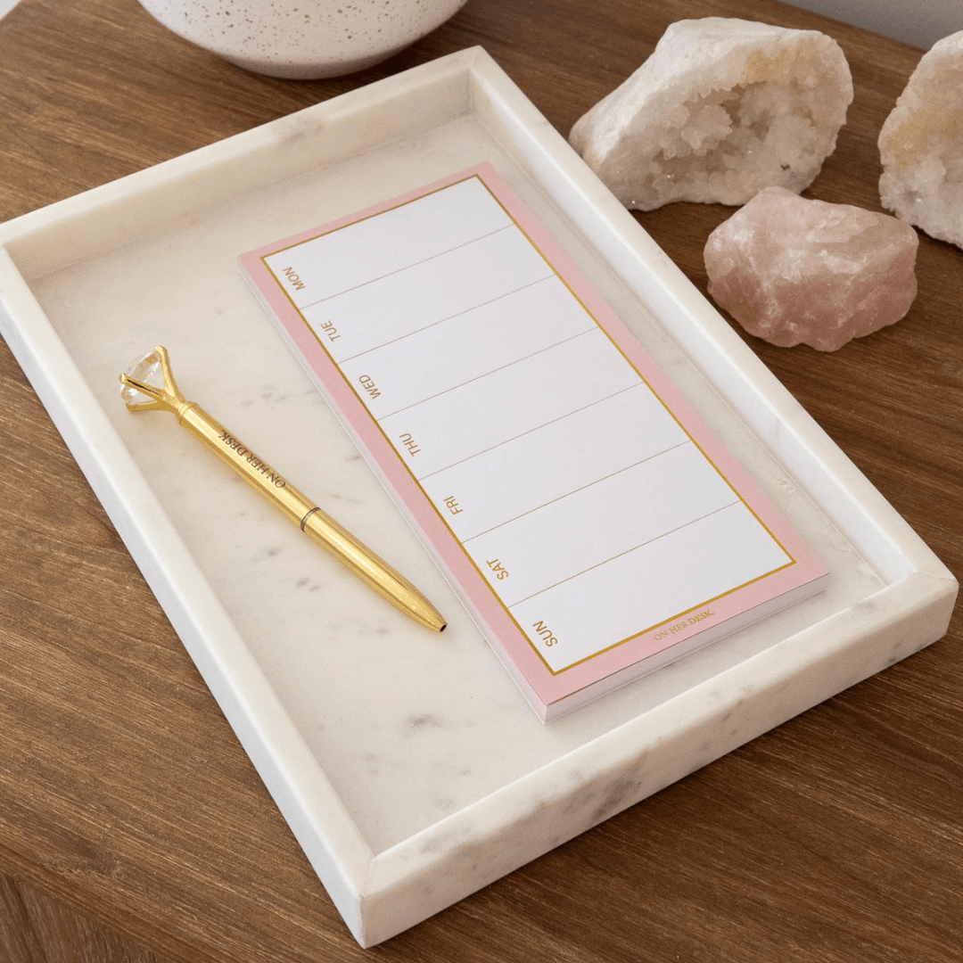 DL Weekly Planner Notepad - Pink