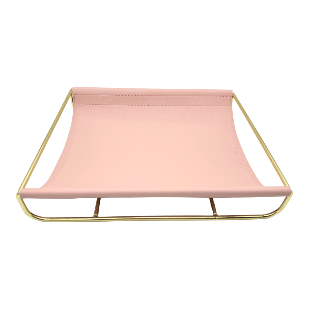 Document Desk Tray - Pastel Pink