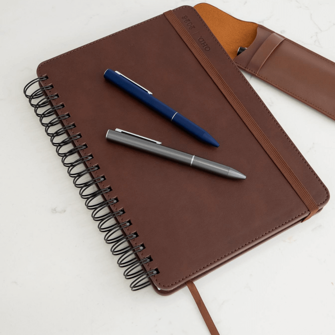 Men's 2026 Planner - Walnut Brown