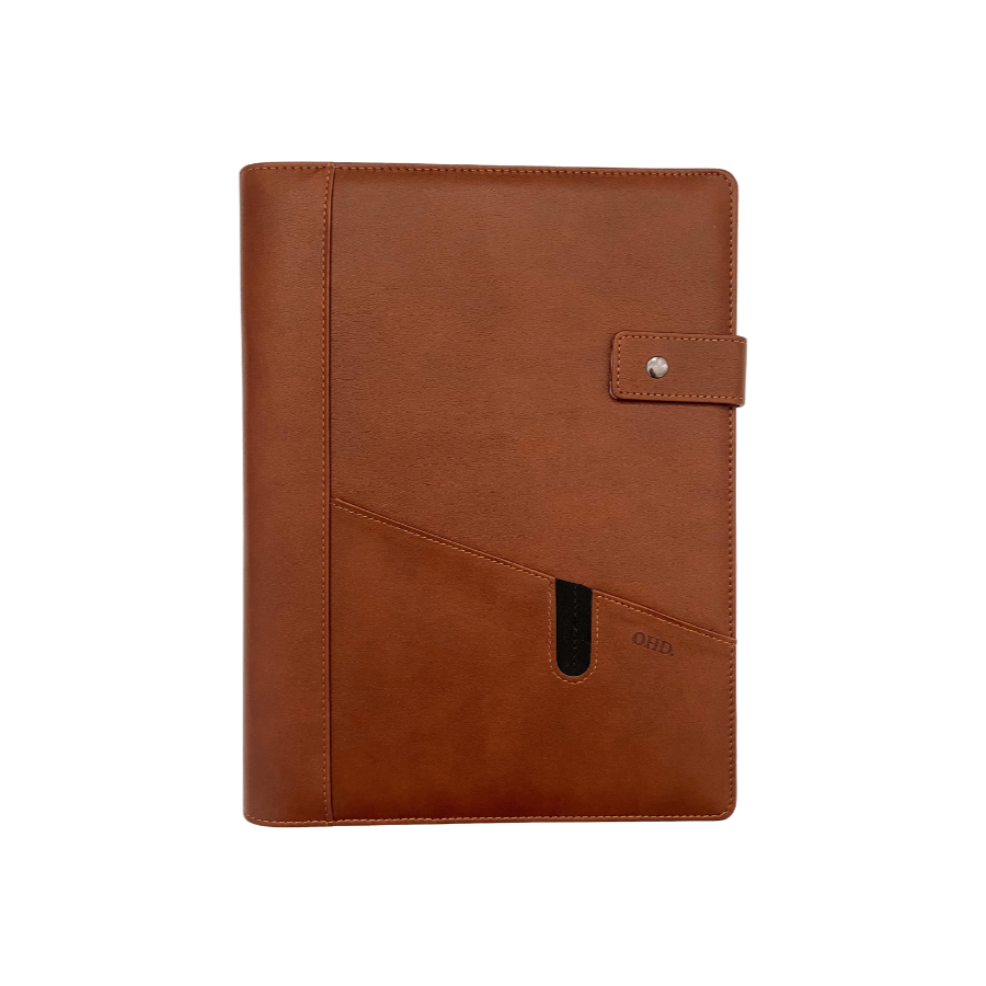 Men's A4 Covered Notebook - Walnut Brown (IMPERFECT)