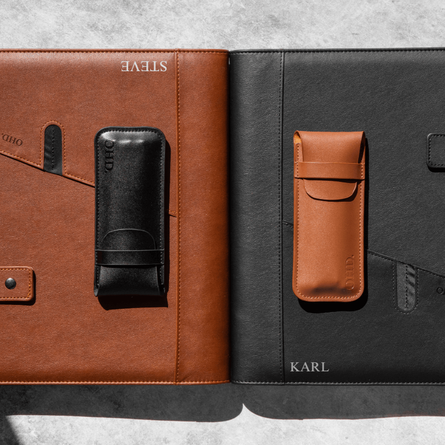 Men's A4 Covered Notebook - Walnut Brown (IMPERFECT)