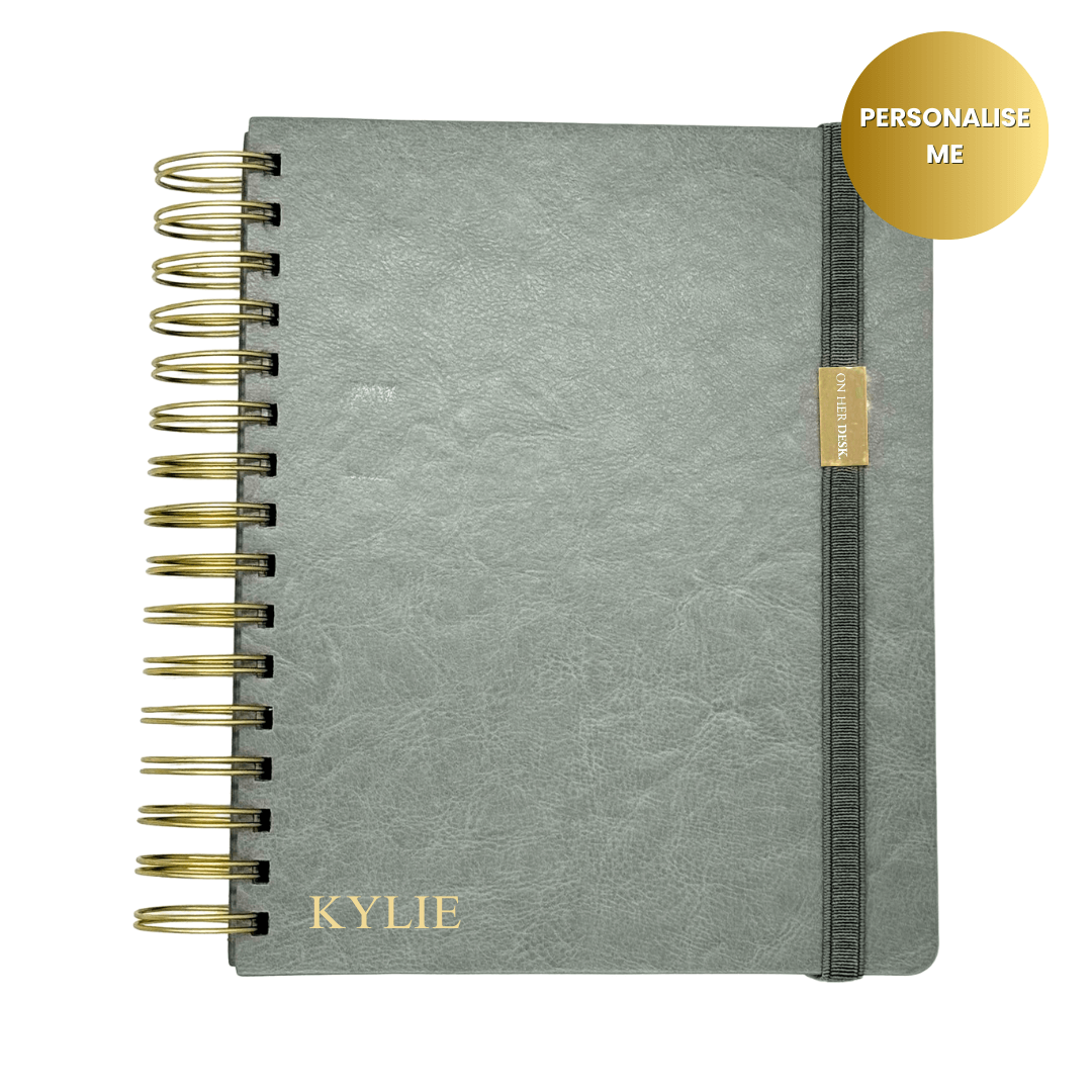 A5 Spiral Notebook - Grey