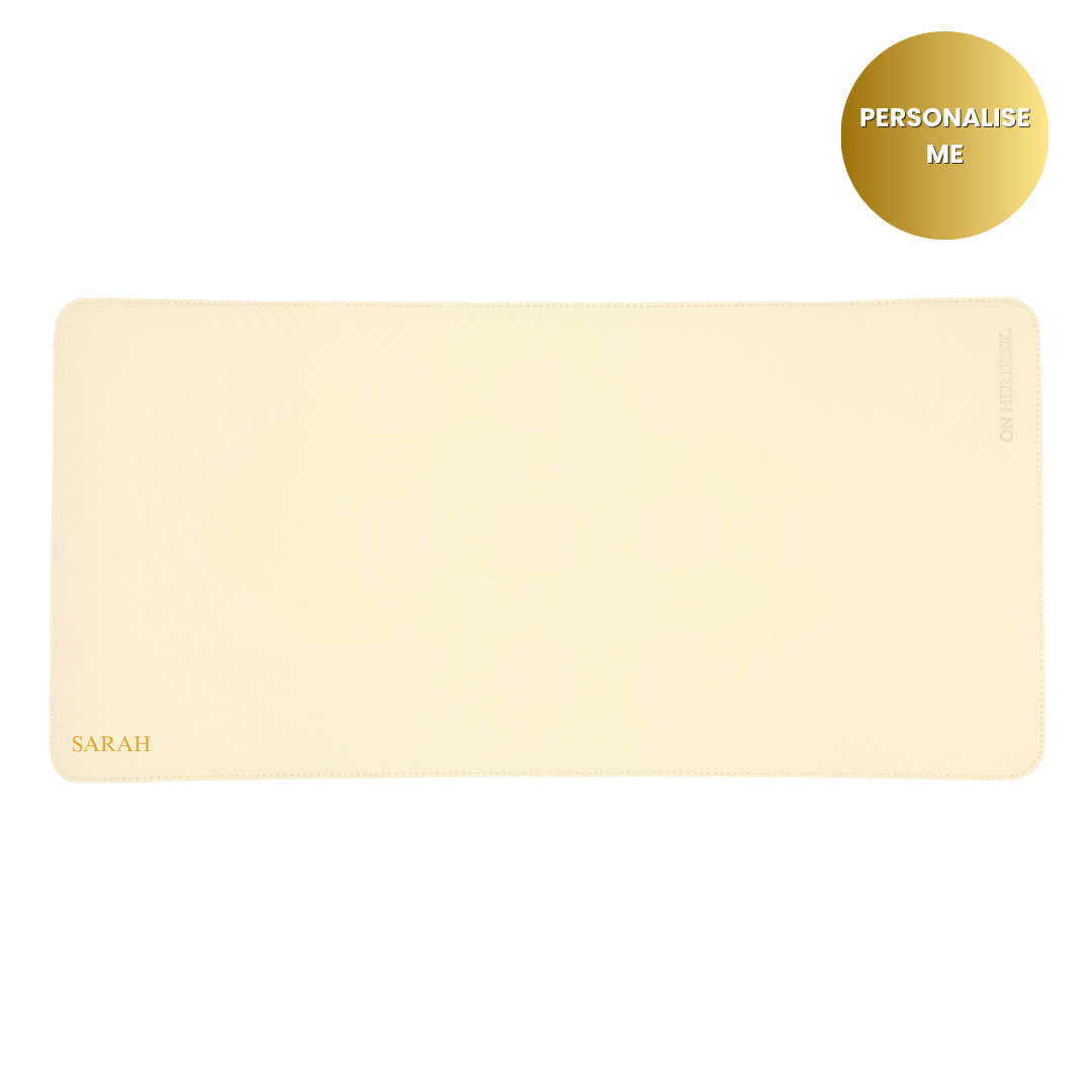 Desk Mat - Cream